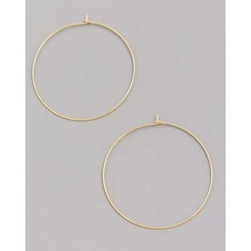 madden hoop earrings - blushberry