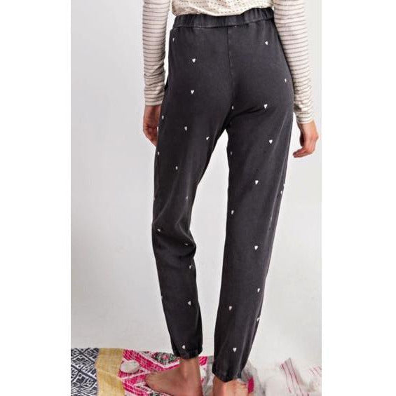 I heart you joggers - blushberry