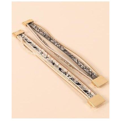 stunner stack bracelet - natural - blushberry