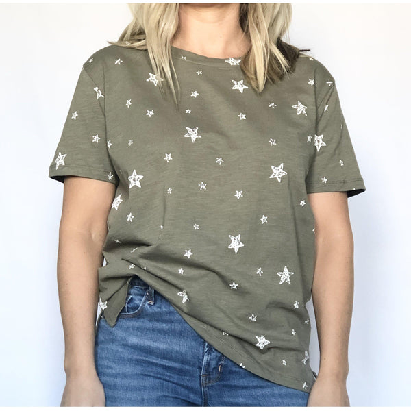 ivy star tee - blushberry