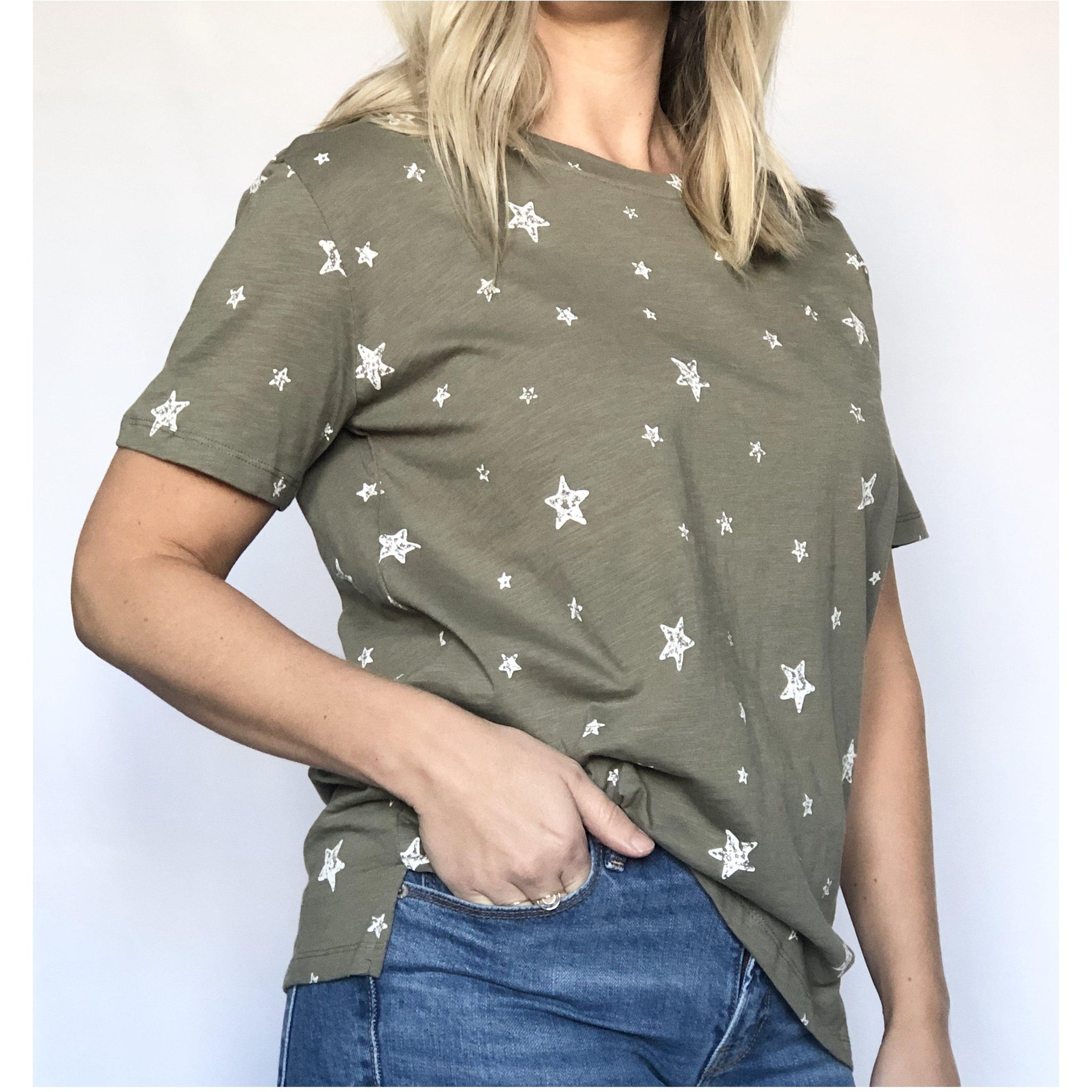 ivy star tee - blushberry