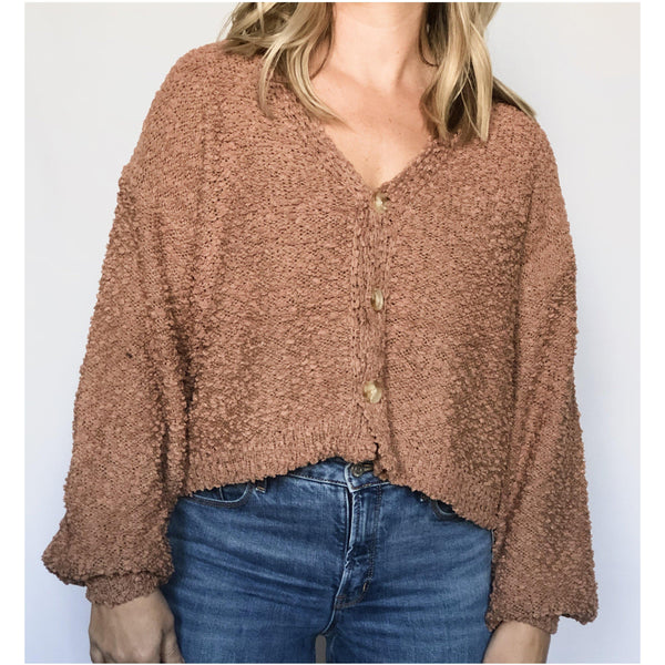 gimme more mocha sweater - blushberry