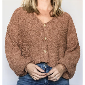 gimme more mocha sweater - blushberry