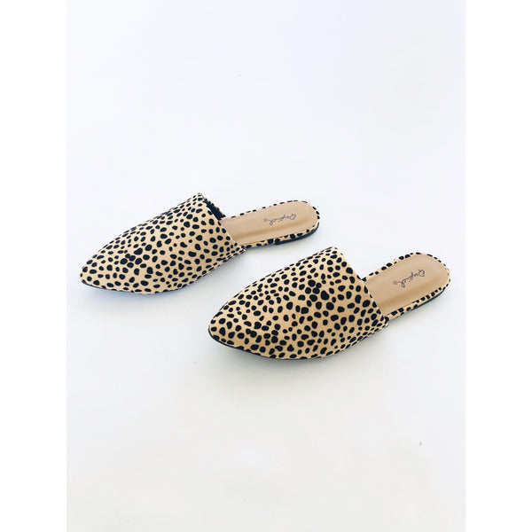 greyson leopard slides - blushberry