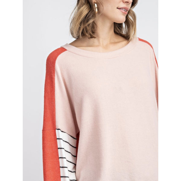 reese color block pullover