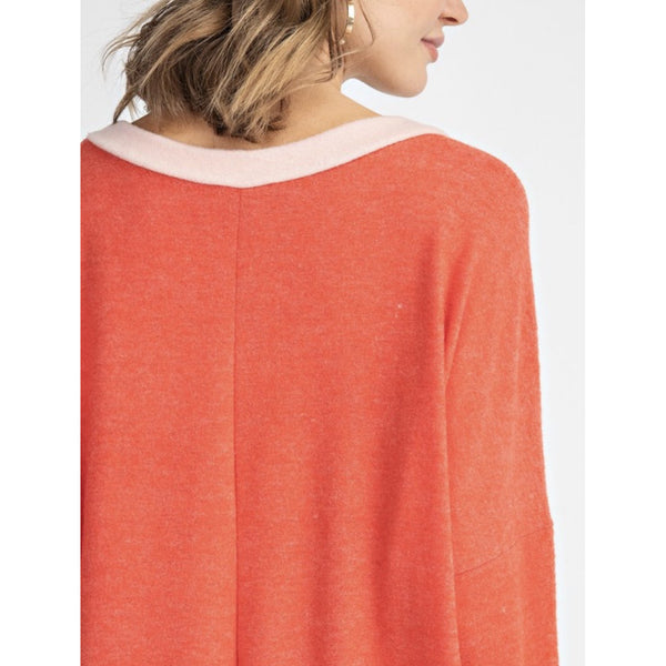 reese color block pullover