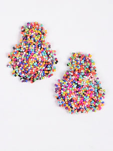 mila multi beaded earrings