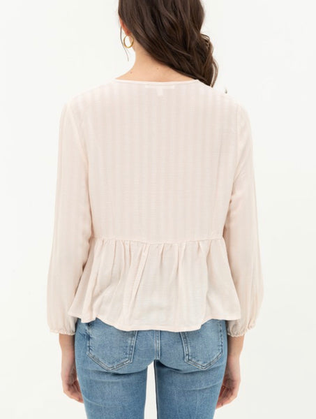 sydney lace blouse - natural