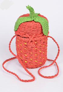strawberry bucket bag
